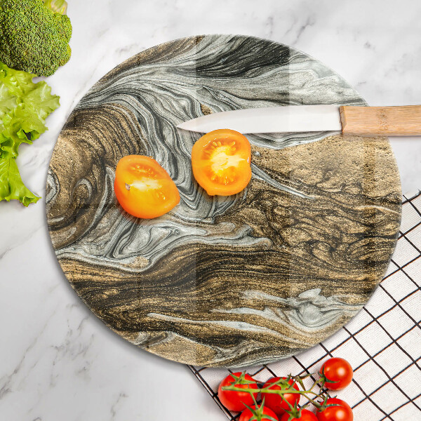 Skärbräda glas unik Rik abstraktion