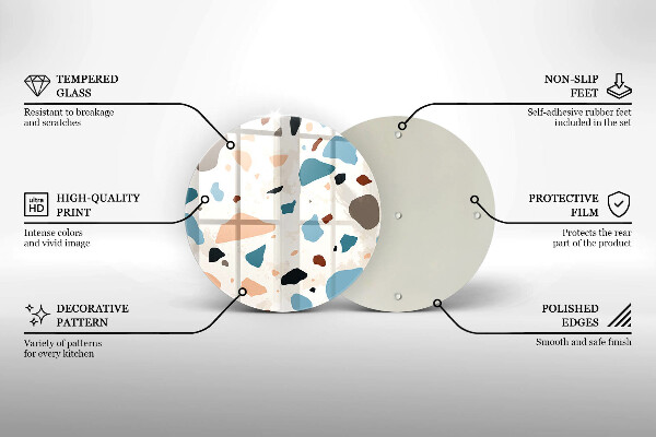 Skärbräda glas unik Dekorativt stengods