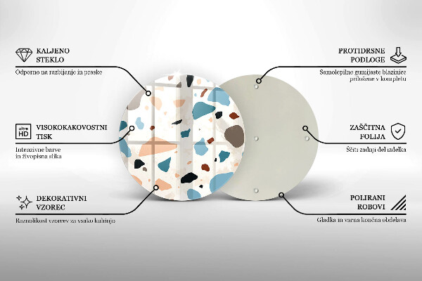 Skärbräda glas unik Dekorativt stengods