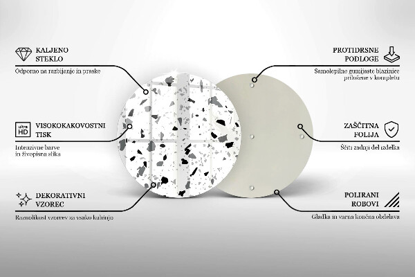 Skärbräda glas unik Dekorativt stengods