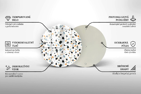 Skärbräda glas unik Dekorativt stengods