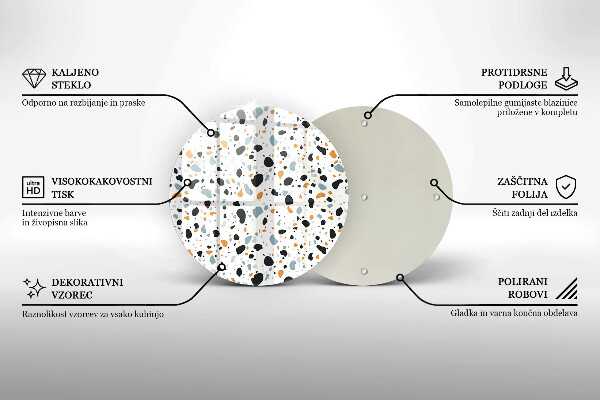Skärbräda glas unik Dekorativt stengods