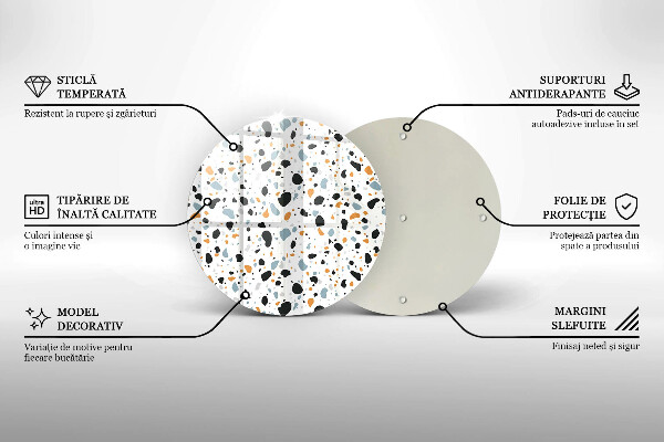 Skärbräda glas unik Dekorativt stengods