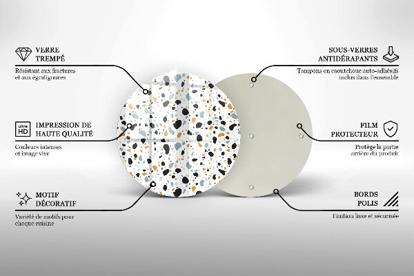 Skärbräda glas unik Dekorativt stengods