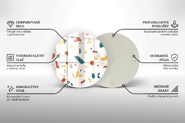 Skärbräda glas unik Dekorativt stengods