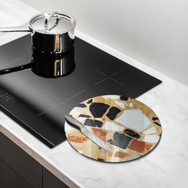 Skärbräda glas unik Dekorativ stenplatta