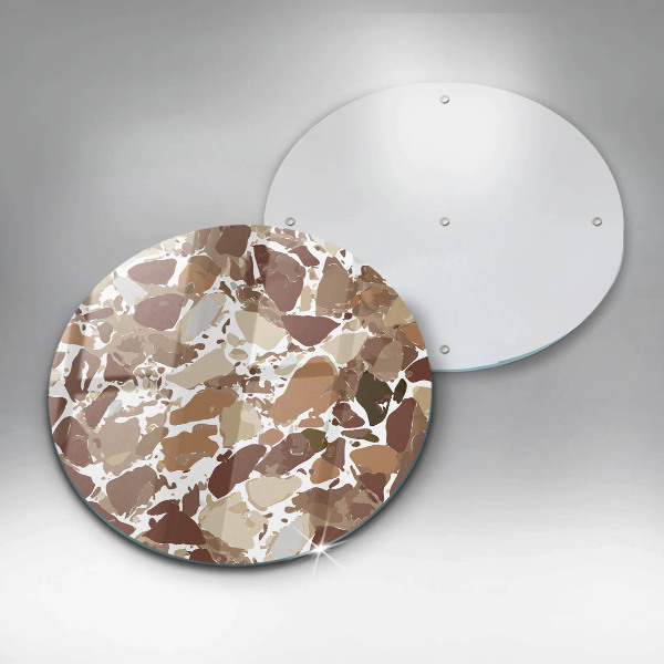 Skärbräda glas unik Sten dekorativa fläckar