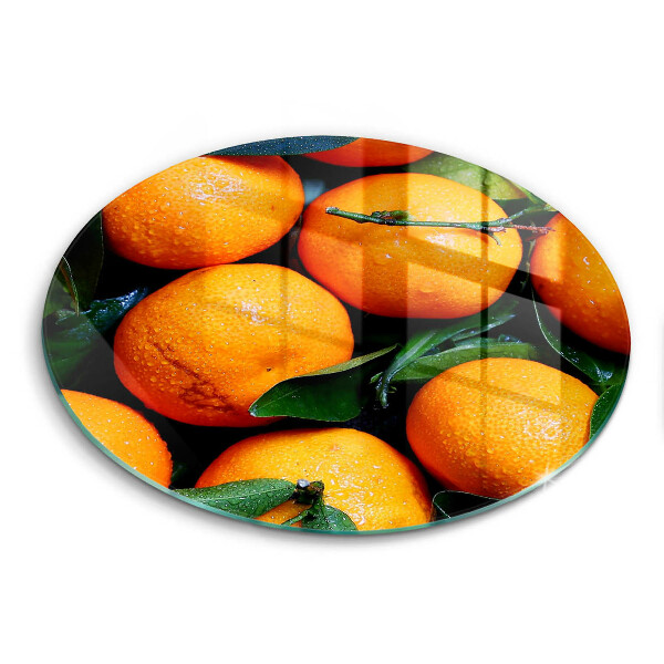 Skärbräda glas unik Orange frukt