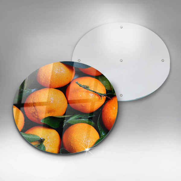 Skärbräda glas unik Orange frukt