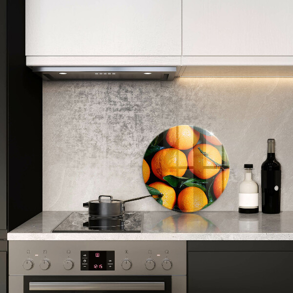 Skärbräda glas unik Orange frukt