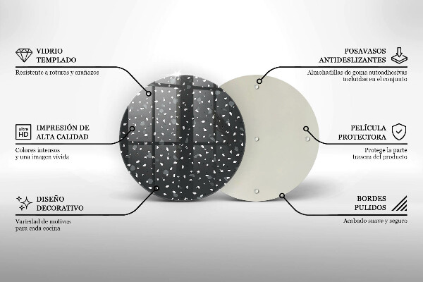 Skärbräda glas unik Dekorativ sten