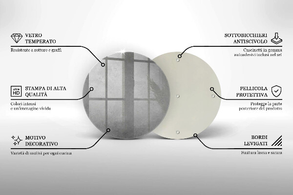 Skärbräda glas unik Betong textur bakgrund