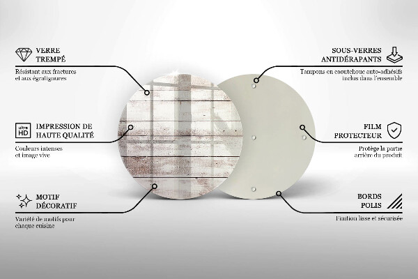 Skärbräda glas unik Gamla träskivor