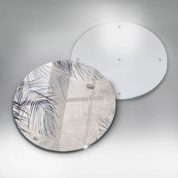 Skärbräda glas unik Subtila blad