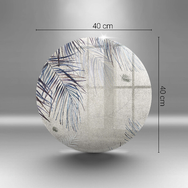 Skärbräda glas unik Subtila blad