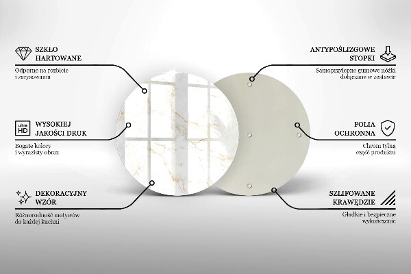 Skärbräda glas unik Elegant marmorsten