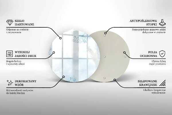 Skärbräda glas unik Delikat bakgrund