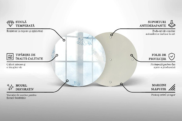 Skärbräda glas unik Delikat bakgrund