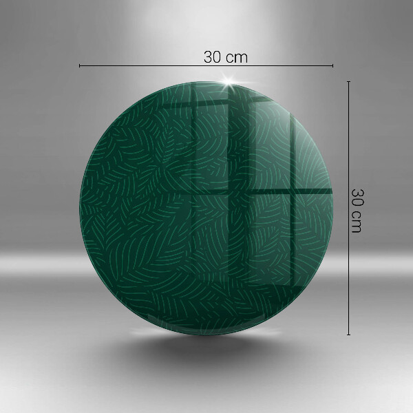 Skärbräda glas unik Minimalistiska blad