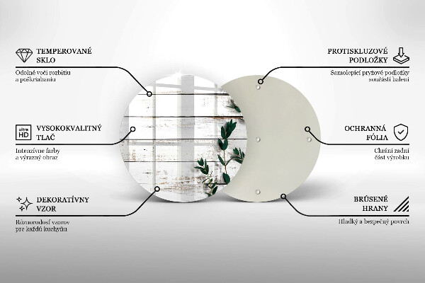 Skärbräda glas unik Gamla brädor och löv
