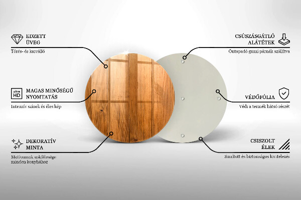 Skärbräda glas unik Träskivor
