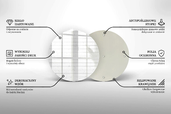 Skärbräda glas unik Moderna ljusa brädor