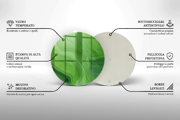 Skärbräda glas unik Abstrakt konsistens