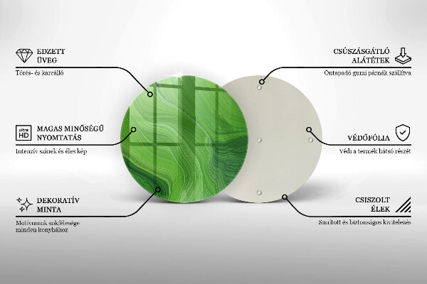 Skärbräda glas unik Abstrakt konsistens