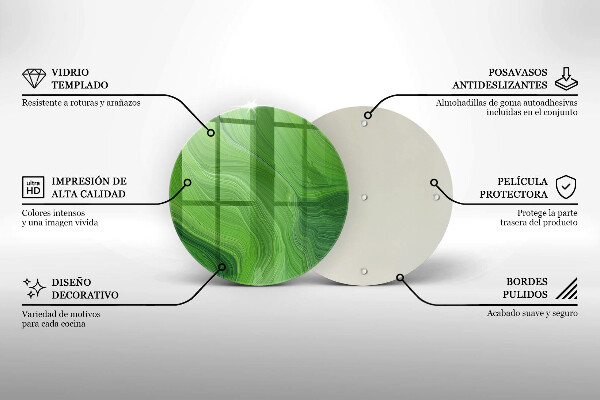 Skärbräda glas unik Abstrakt konsistens
