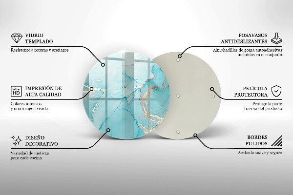 Skärbräda glas unik Stenabstraktion