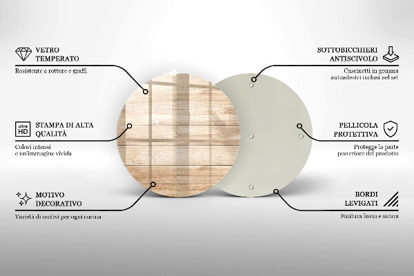 Skärbräda glas unik Träskivor