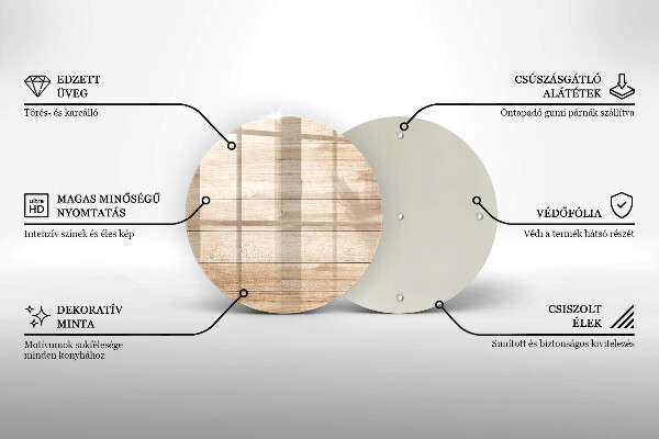 Skärbräda glas unik Träskivor