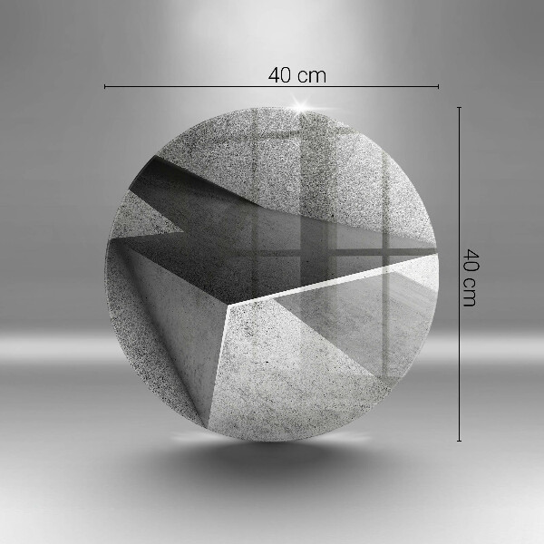 Skärbräda glas unik Konkret abstraktion