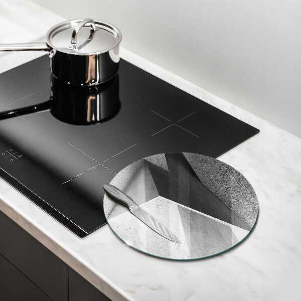 Skärbräda glas unik Konkret abstraktion