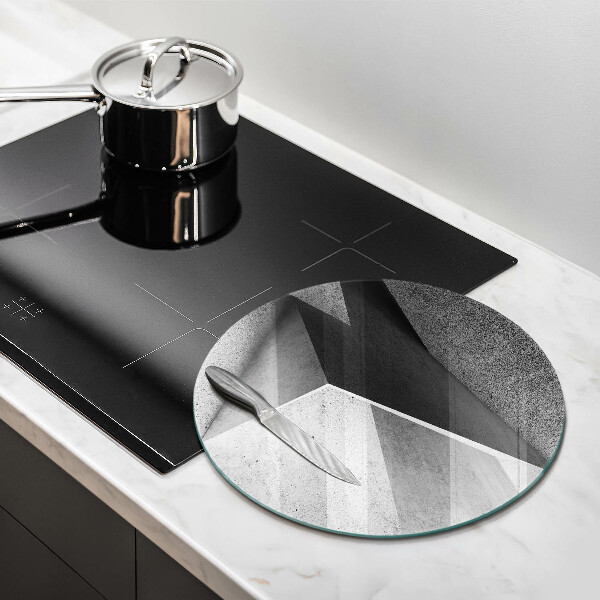 Skärbräda glas unik Konkret abstraktion