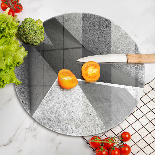 Skärbräda glas unik Konkret abstraktion