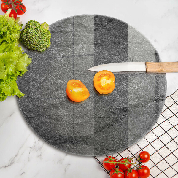 Skärbräda glas unik Sten textur