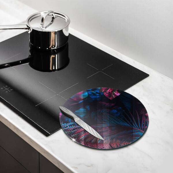 Skärbräda glas unik Mörk djungel