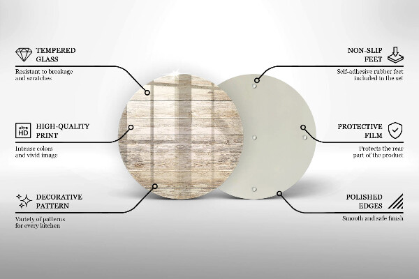 Skärbräda glas unik Träskivor