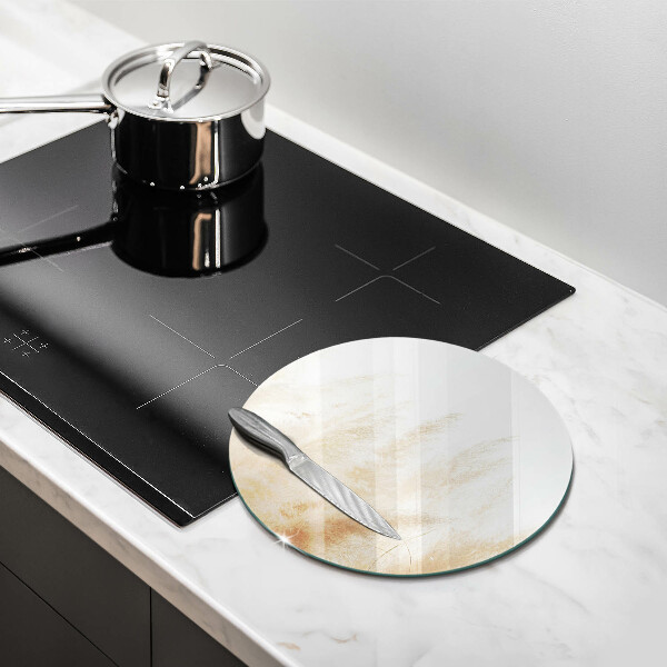 Skärbräda glas unik Pampas gräs