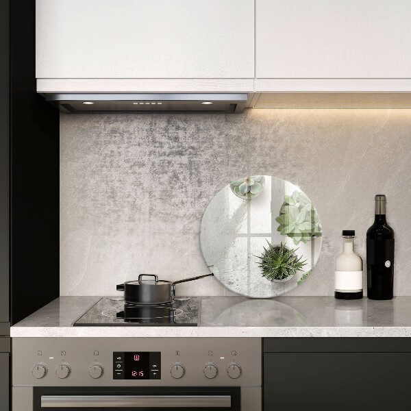 Skärbräda glas unik Suckulenter på betong