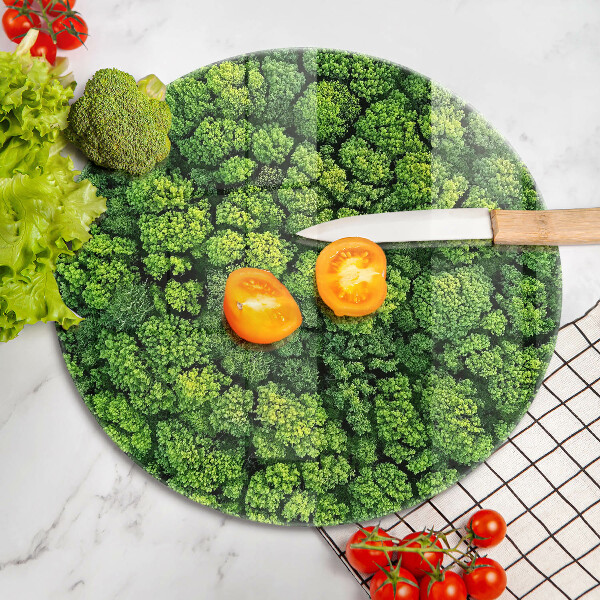 Skärbräda glas unik Naturmossaväxt