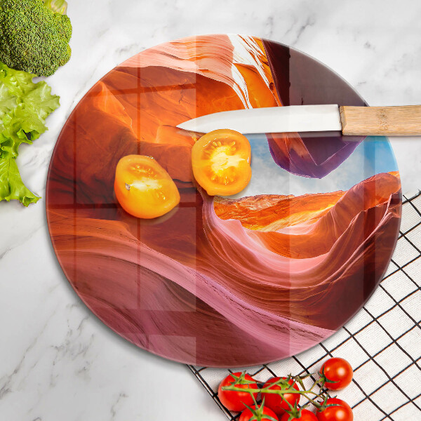 Skärbräda glas unik Canyon rock landskap