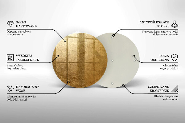 Skärbräda glas unik Guld textur bakgrund