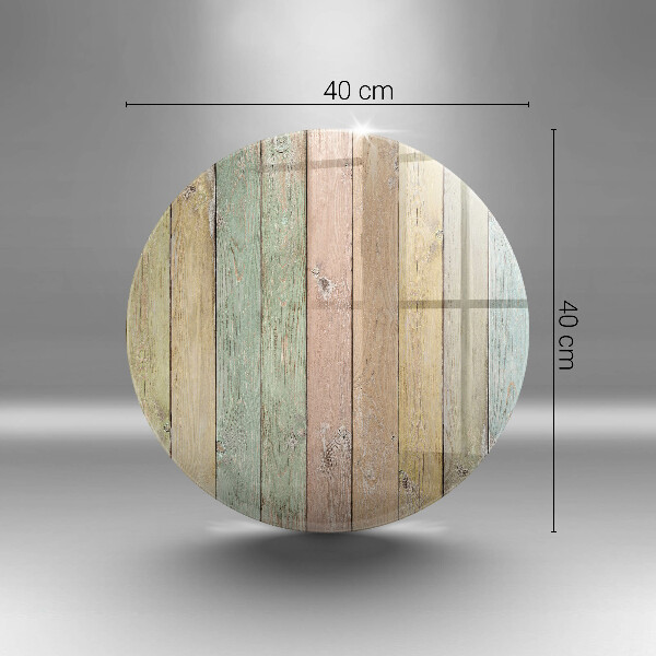 Skärbräda glas unik Färgglada vintagebrädor