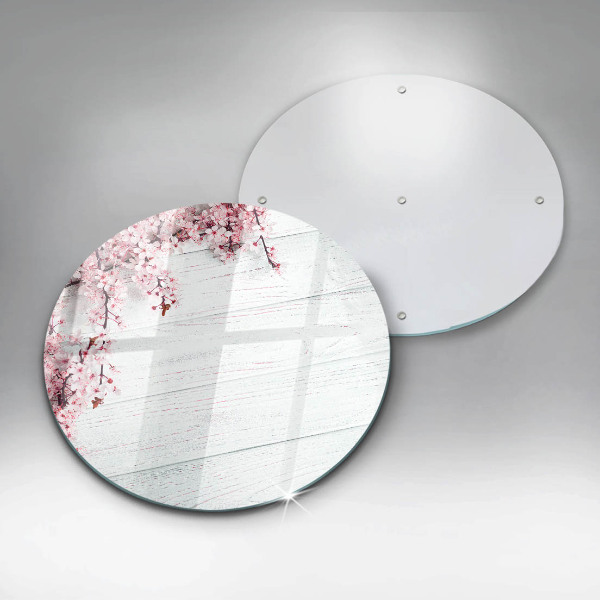 Skärbräda glas unik Blommor på brädorna