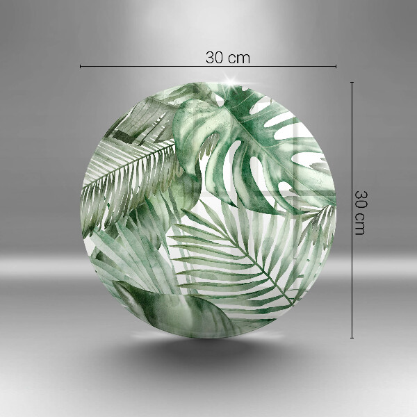 Skärbräda glas unik Målade blad