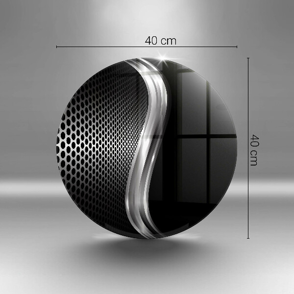 Skärbräda glas unik Metallstruktur