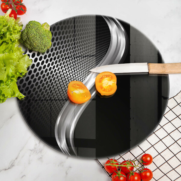 Skärbräda glas unik Metallstruktur