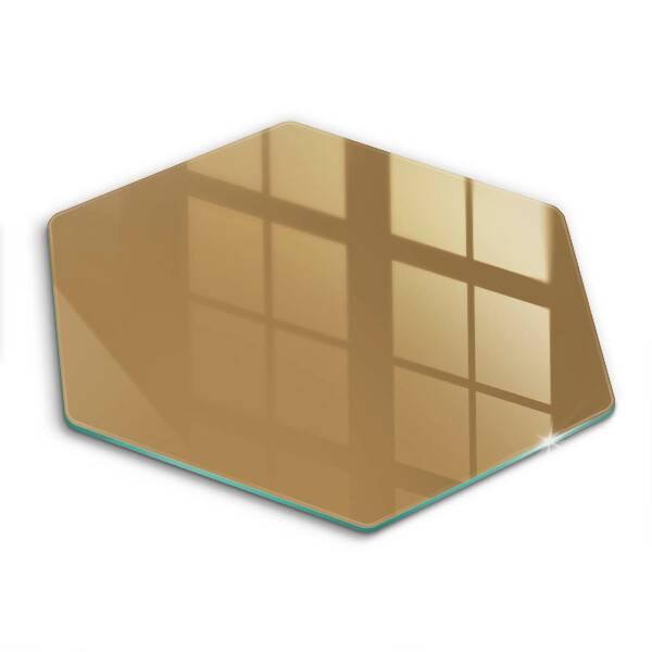 Skärbräda glas sexhörning Beige färg